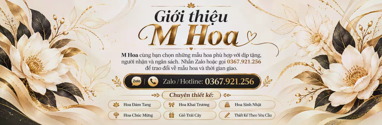 Ảnh bìa Shop hoa tươi Nam Định - Một món hoa, nhiều điều muốn nói